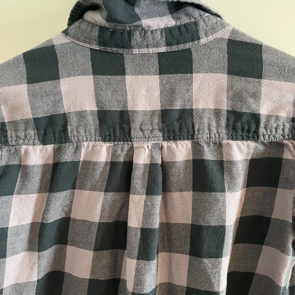 Abound Beige & Black Plaid Flannel - Picture 7 of 8